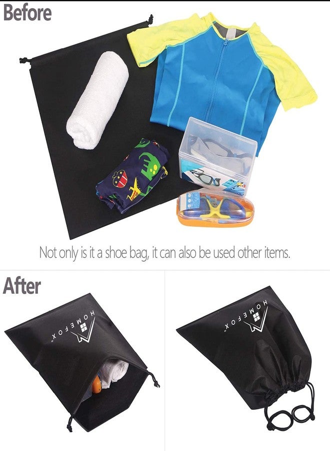 HOMEFOX Non Woven Travel Shoe Cover, String Bag Organizer for shoes (HFSBBLP24) - Image 2